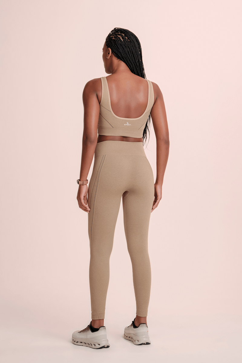 Legging Lupos Chocolate Detalhe